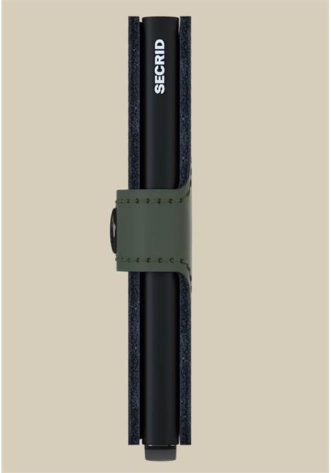 miniwallet matte green-black SECRID | MM-MATTEGREEN BLACK